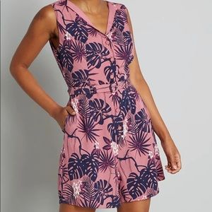 ModCloth x Collectif Beneath the Palm Trees Romper